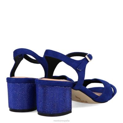 Menbur mujer aprical 204L3341 zapato casual elegante azul medio