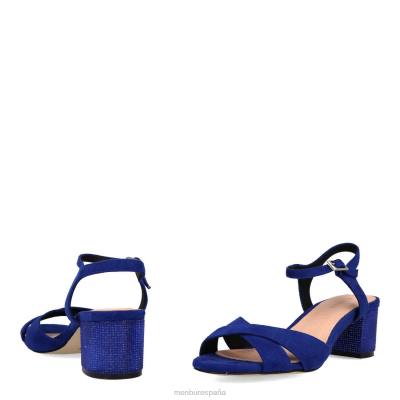 Menbur mujer aprical 204L3341 zapato casual elegante azul medio