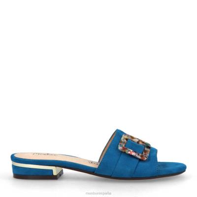 Menbur mujer ardor 204L279 zapato casual elegante azul medio