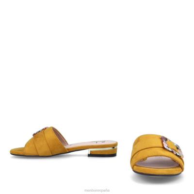 Menbur mujer ardor 204L3161 zapato casual elegante amarillo