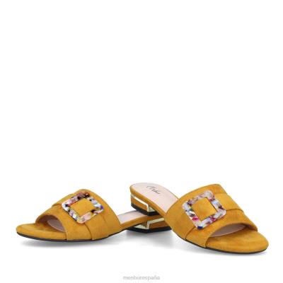 Menbur mujer ardor 204L3161 zapato casual elegante amarillo