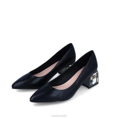 Menbur mujer arleta 204L3598 zapato casual elegante negro