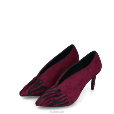 Menbur mujer arnone 204L3409 zapato casual elegante rojo