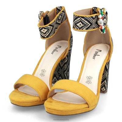 Menbur mujer arola 204L3037 zapato casual elegante amarillo