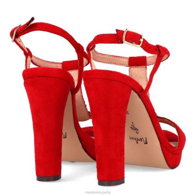 Menbur mujer arsie 204L3240 zapato casual elegante rojo