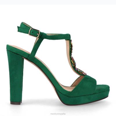 Menbur mujer arsie 204L3241 zapato casual elegante verde