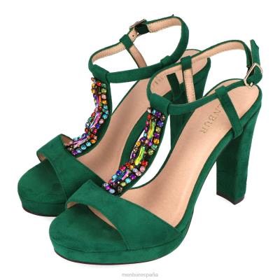 Menbur mujer arsie 204L3241 zapato casual elegante verde