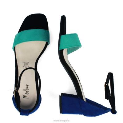 Menbur mujer aschi 204L3609 zapato casual elegante azul medio