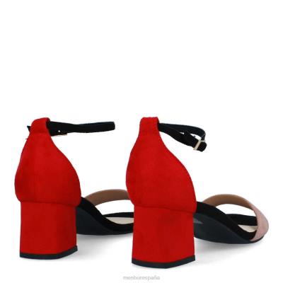 Menbur mujer aschi 204L3610 zapato casual elegante rojo