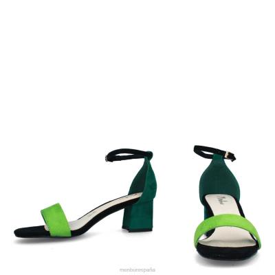 Menbur mujer aschi 204L527 zapato casual elegante verde