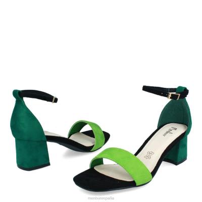 Menbur mujer aschi 204L527 zapato casual elegante verde