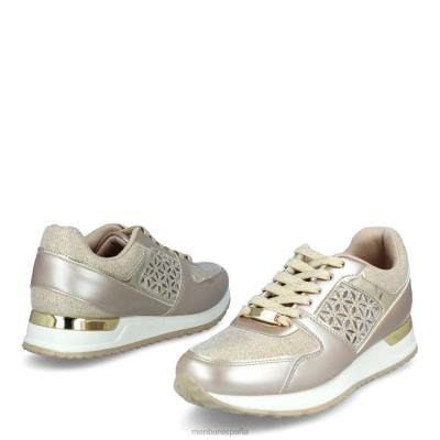 Menbur mujer asiático 204L3411 zapato casual elegante beige