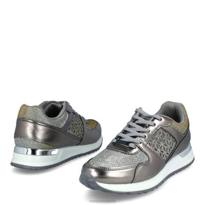 Menbur mujer asiático 204L415 zapato casual elegante gris