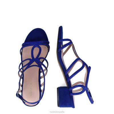 Menbur mujer básico 204L3320 zapato casual elegante azul medio