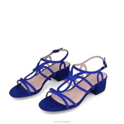 Menbur mujer básico 204L3320 zapato casual elegante azul medio