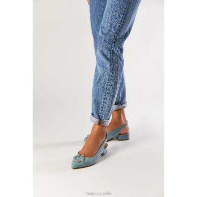 Menbur mujer bagaladi 204L3271 zapato casual elegante azul claro