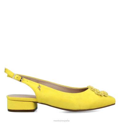 Menbur mujer bagaladi 204L3272 zapato casual elegante amarillo