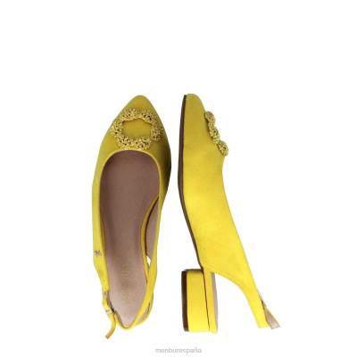 Menbur mujer bagaladi 204L3272 zapato casual elegante amarillo