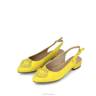 Menbur mujer bagaladi 204L3272 zapato casual elegante amarillo