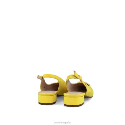 Menbur mujer bagaladi 204L3272 zapato casual elegante amarillo