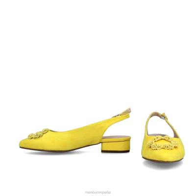 Menbur mujer bagaladi 204L3272 zapato casual elegante amarillo