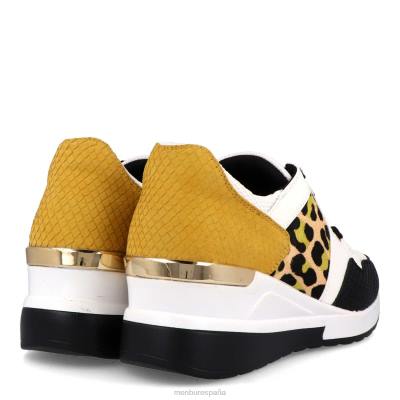 Menbur mujer baglioni 204L3433 zapato casual elegante amarillo