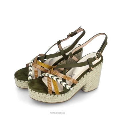 Menbur mujer balmuccia 204L3100 zapato casual elegante verde