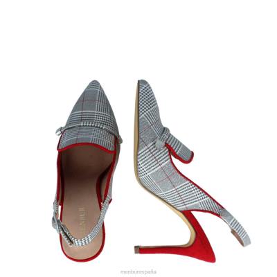 Menbur mujer baressa 204L269 zapato casual elegante rojo