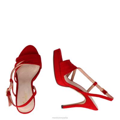 Menbur mujer barete 204L3236 zapato casual elegante rojo