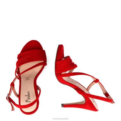 Menbur mujer barete 204L3236 zapato casual elegante rojo