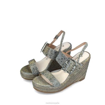 Menbur mujer barlassina 204L3531 zapato casual elegante gris