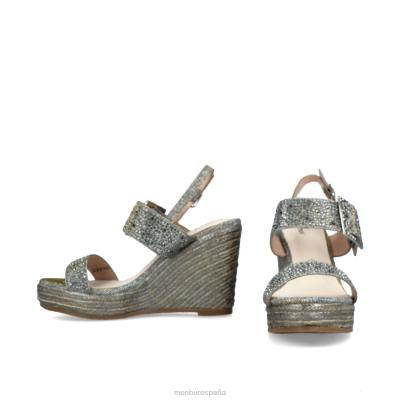 Menbur mujer barlassina 204L3531 zapato casual elegante gris