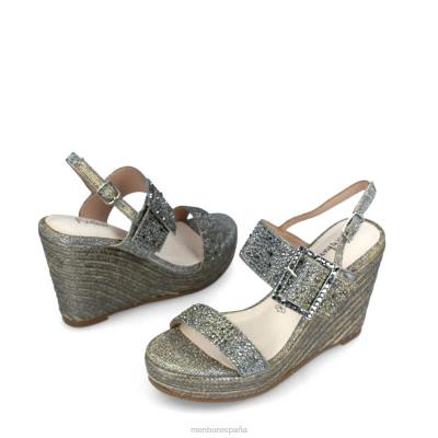 Menbur mujer barlassina 204L3531 zapato casual elegante gris