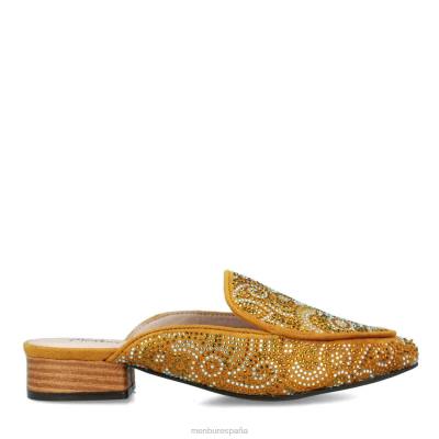 Menbur mujer basílica 204L272 zapato casual elegante amarillo