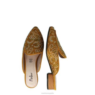 Menbur mujer basílica 204L272 zapato casual elegante amarillo