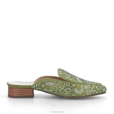 Menbur mujer basílica 204L3144 zapato casual elegante verde