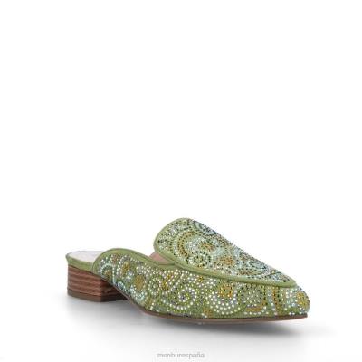 Menbur mujer basílica 204L3144 zapato casual elegante verde