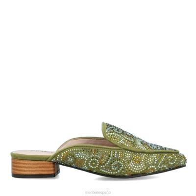 Menbur mujer basílica 204L3144 zapato casual elegante verde