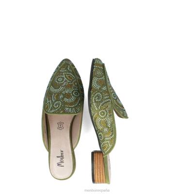 Menbur mujer basílica 204L3144 zapato casual elegante verde