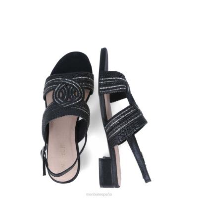 Menbur mujer basiliano 204L437 zapato casual elegante negro