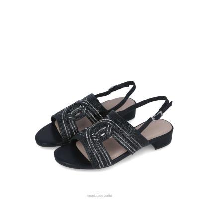 Menbur mujer basiliano 204L437 zapato casual elegante negro