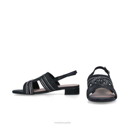 Menbur mujer basiliano 204L437 zapato casual elegante negro