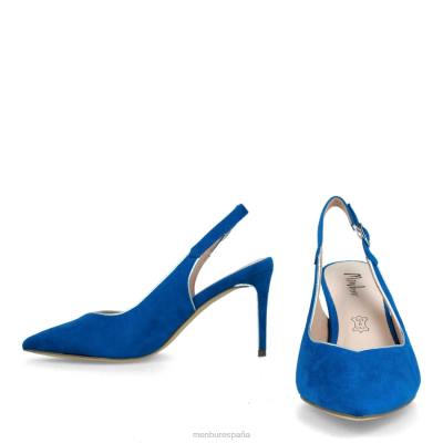 Menbur mujer baveno 204L3346 zapato casual elegante azul medio