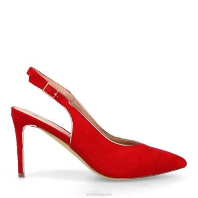 Menbur mujer baveno 204L3347 zapato casual elegante rojo