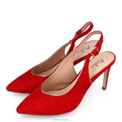 Menbur mujer baveno 204L3347 zapato casual elegante rojo