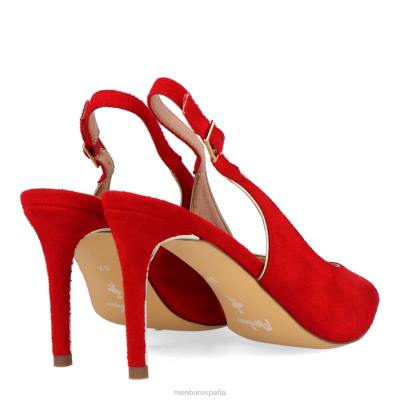 Menbur mujer baveno 204L3347 zapato casual elegante rojo