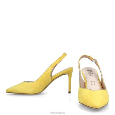 Menbur mujer baveno 204L374 zapato casual elegante amarillo