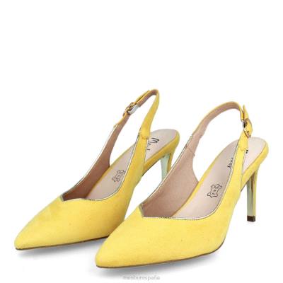 Menbur mujer baveno 204L374 zapato casual elegante amarillo