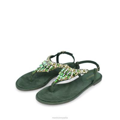 Menbur mujer bazzano 204L3523 zapato casual elegante verde