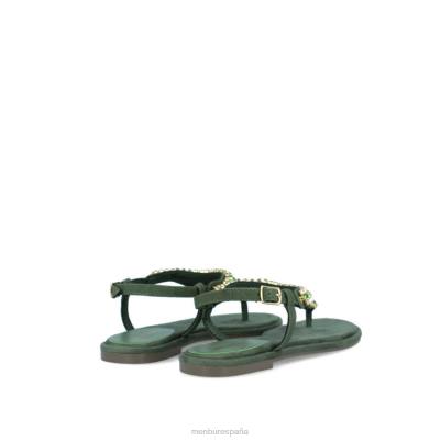 Menbur mujer bazzano 204L3523 zapato casual elegante verde